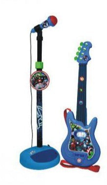 Avengers Micrófono con varilla y guitarra