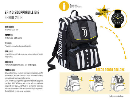 Rozszerzalny plecak FC Juventus z gadżetem Seven 2020/2021