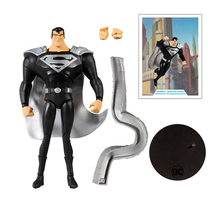 Wariant czarnego garnituru Supermana (Superman: serial animowany) DC Multiverse Figurka 18 cm
